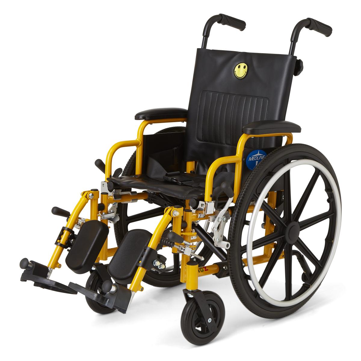  lightweight kids wheelchairs come with companion handles standard.