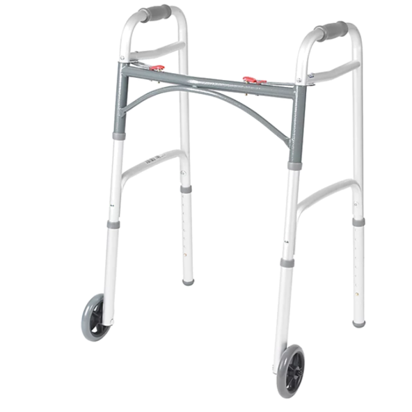  Zimmer frame allows users to exercise their leg muscles by using them for what they're intended for – walking.