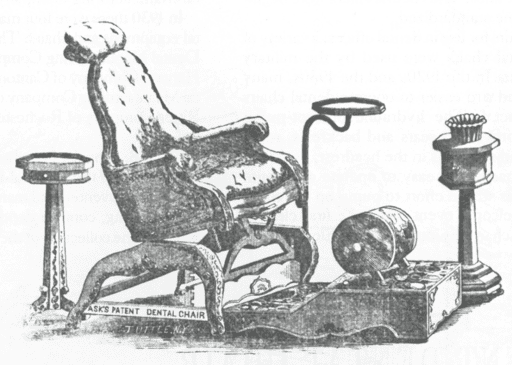 History of lift chairs - early dental chair