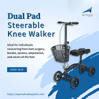 Medline knee walker