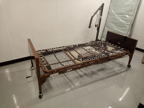 hospital bed ready to go 