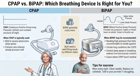 CPAP vs BiPAP