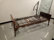 hospital bed ready to go 